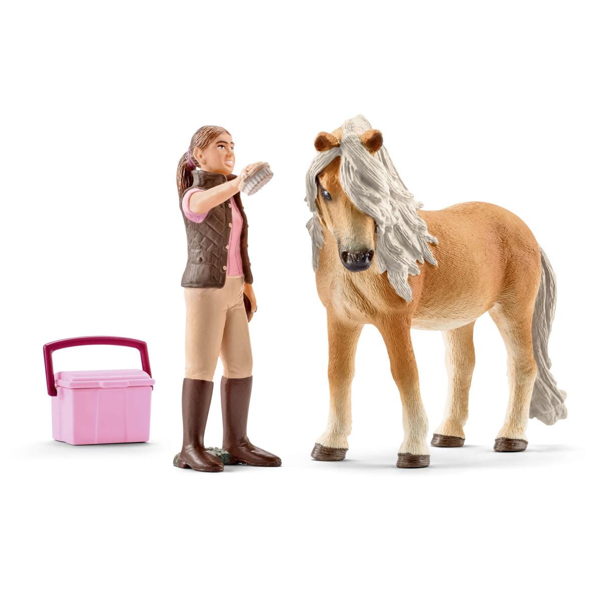 Groom with Icelandic pony mare 41431 HORSE CLUB | schleich