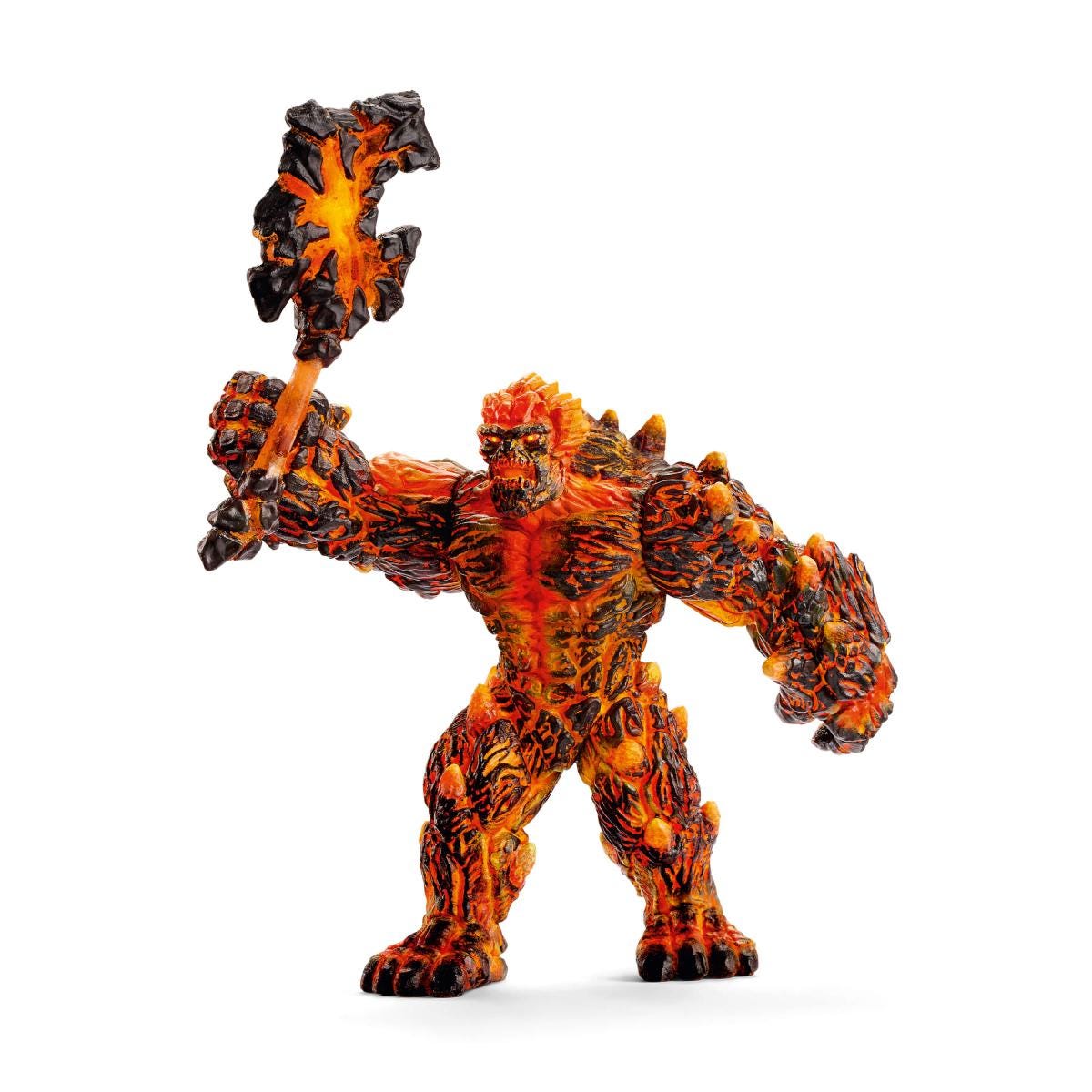 Lava golem with weapon