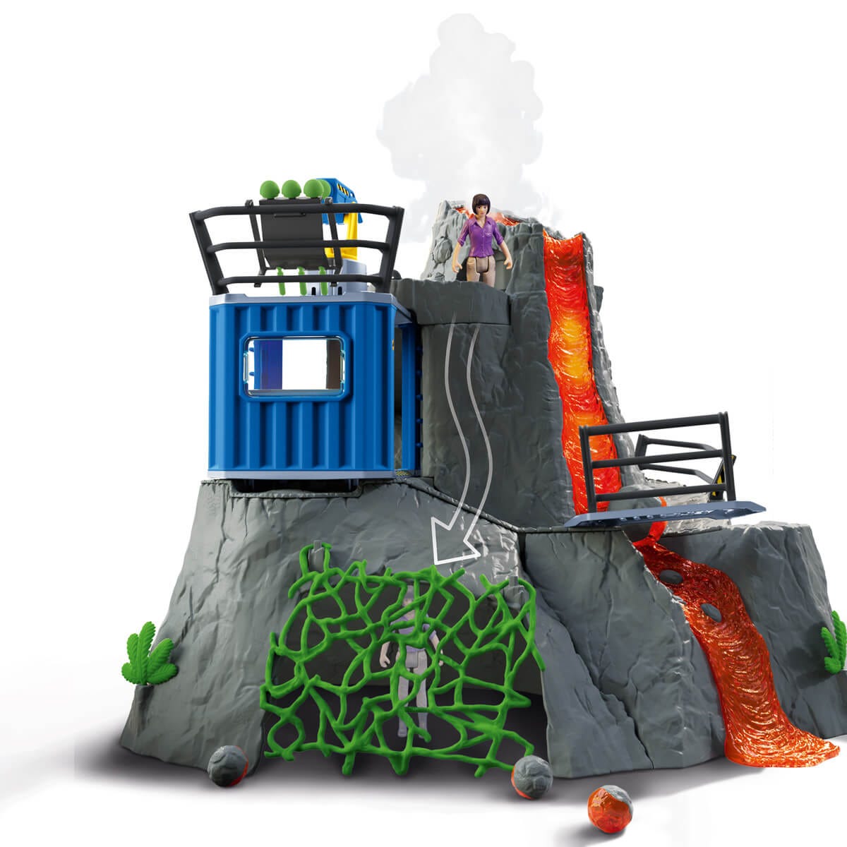 Volcano Expedition Base Camp 42564 DINOSAURS | schleich