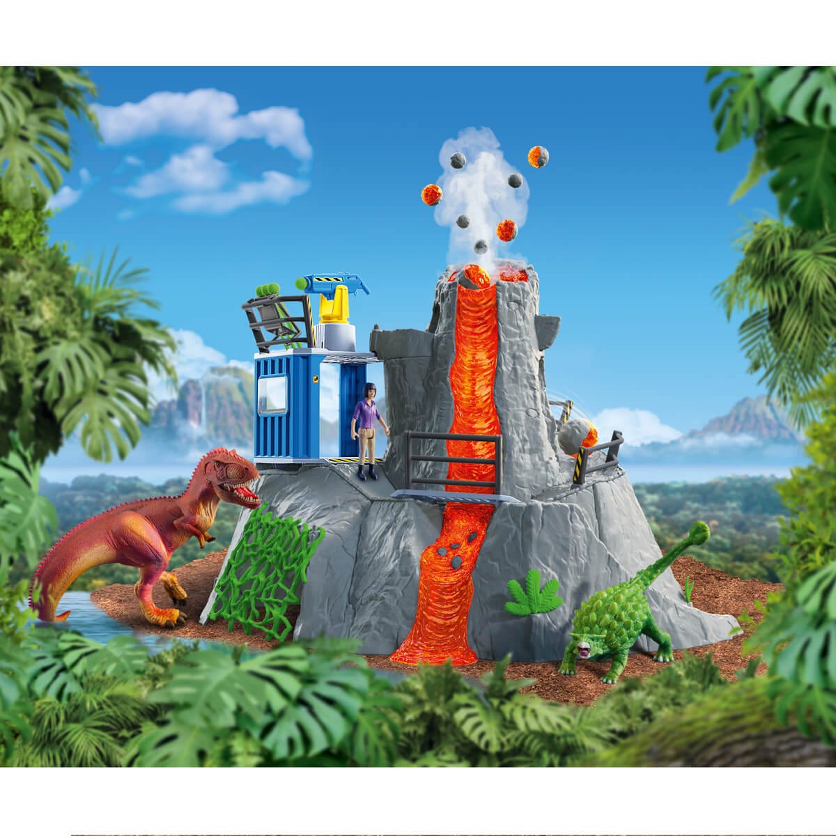 Volcano Expedition Base Camp 42564 DINOSAURS | schleich