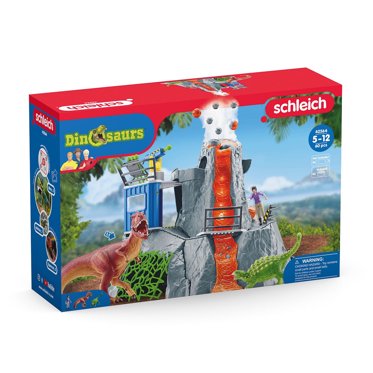 Volcano Expedition Base Camp 42564 DINOSAURS | schleich