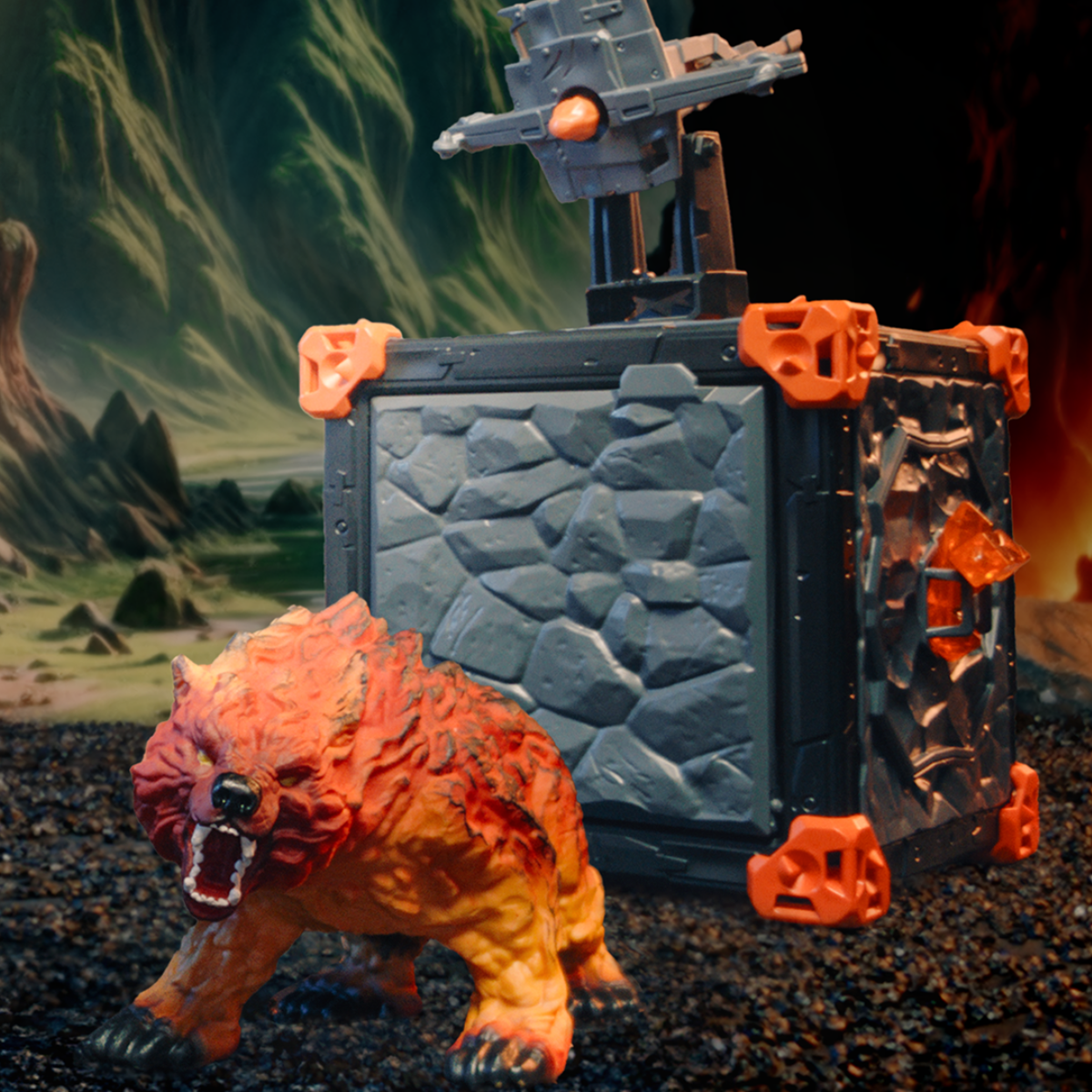 BattleCave lava bear