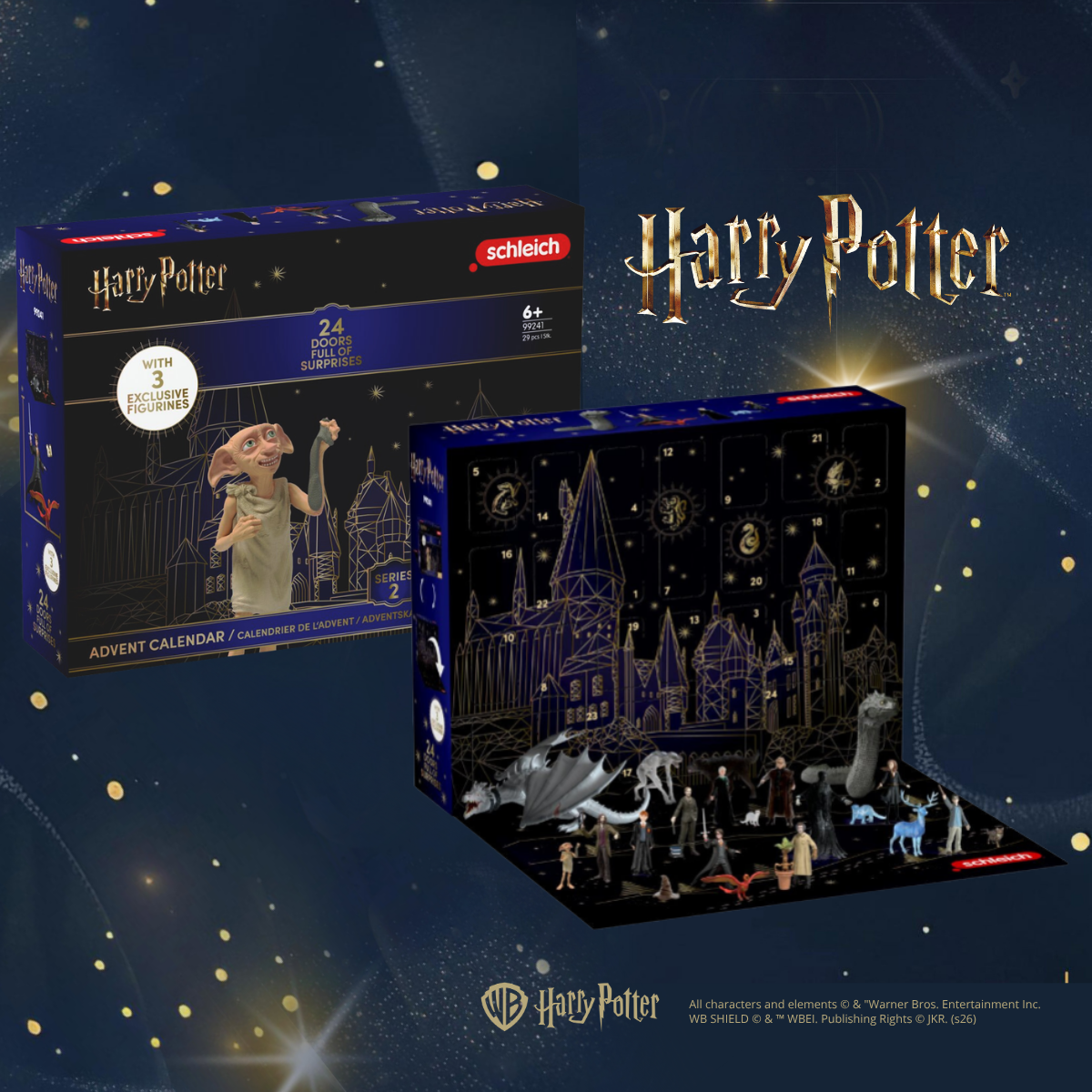 Adventní kalendář mini figurek Harry Potter™ 2. série